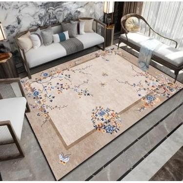 Imagem de Arte Sala de estar Tapete Casa Quarto Cabeceira Moda Macio Tapete Antigo Mesa de Centro Tapete de Pelúcia, SY278, QD, 50x80cm