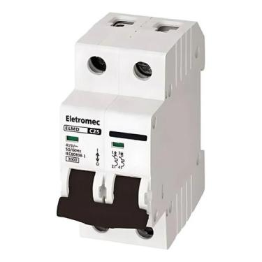 Imagem de Disjuntor din bipolar eaton eletromec 2p 25a elmd-2c25