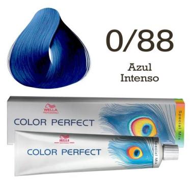 Imagem de Coloração Color Perfect 0/88 Azul Intenso  Wella - Wella Professionals