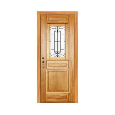 Imagem de Porta Alteza com Grade Montada em Madeira Maciça Tauari Mapaf, 62cm x 