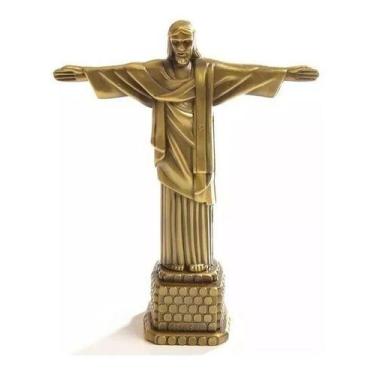Imagem de Miniatura Monumento Cristo Redentor - 18 Cm De Metal - RED Virtual