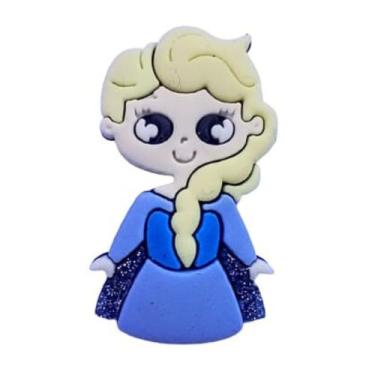 Imagem de Aplique Kit 10 Peças Frozen Elsa Emborrachado - RAE