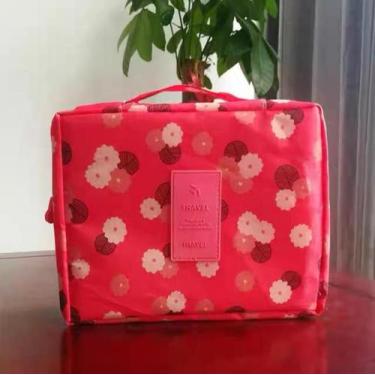 Imagem de Necessaire Para Maquiagem Estampada Com divisórias Y3926 - Gekk, Goiab