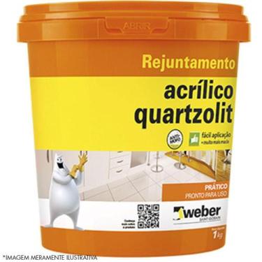 Imagem de Rejunte quartzolit acrílico cinza platina 1 kg - Quartzolit (17)