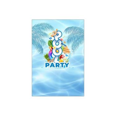 Imagem de Painel De Festa Vertical 1,50 x 2,20 - Pool Party Piscina Divertido 00