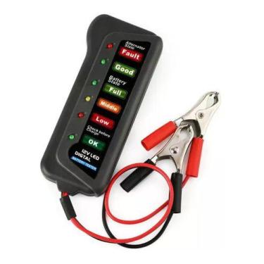 Imagem de Medidor Testador De Bateria Carga  Automotiva Carro Moto - Tem Tudo On