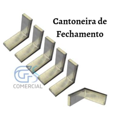 Imagem de Cantoneira De Fechamento Do Box De Alumínio - divesiplast, 25 unidades