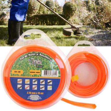 Imagem de Fio de Nylon 2,7mm para Roçadeira Vulcan Husqvarna Toyama Nakasaky Qua