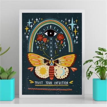 Imagem de Quadro Trust Your Intuition 45X34Cm - Com Vidro - Quadros On-Line