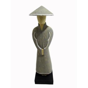 Imagem de Escultura Decorativa Chinesa 36cm Finos Detalhes Formosa - LUXdécor ca