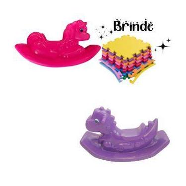 Imagem de Kit Gangorra Playground  Unicórnio e Dino com Tatames Grátis - Valenti
