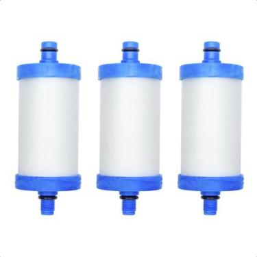 Imagem de 03 Refil Pro Saude Blindado Carvão Ativado Torneira Filtro - Dazie Met