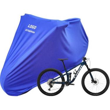 Imagem de Capa Bike Trek Top Fuel 8 Mtb Com Elástico Melhor Fixação - Mz, Azul