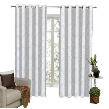 Imagem de Cortina Sala Ou Quarto Jacquard 4m X 2,60m Semi Blackout - Campari, Br