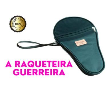 Imagem de case capa protetora para raquete de tênis de mesa protetor de raquete 
