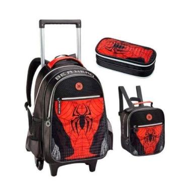 Imagem de Kit mochila masc. spider 3pcs dl1828 - seanite