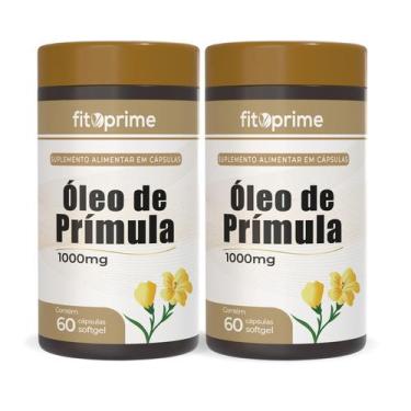 Imagem de Kit 2 Óleo De Prímula 1000mg 60 Cápsulas Fitoprime