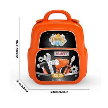 Imagem de Mini Maleta Infantil Profissões Engenheiro caixa de Ferramentas. 22 Pe