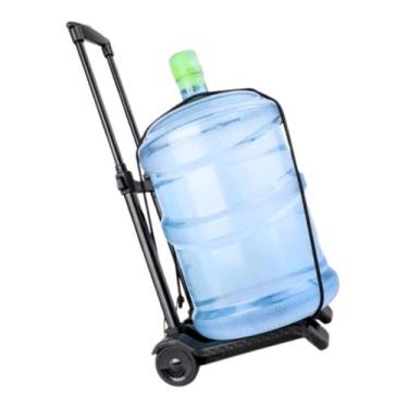 Imagem de Carrinho de Carga Plataforma 2 Rodas Dobrável Portátil p/ Casa Bagagen