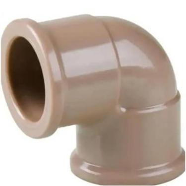 Imagem de Cotovelo/Joelho 90 Soldavel Cor: Marrom 50mm Ref: 20002005 -PLASTILIT