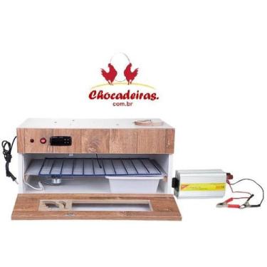 Imagem de Chocadeira 120 ovos TRIVOLT com 4 ventiladores  Alta Performance (PVP1