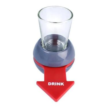 Imagem de Jogo Roleta Spinner Shot Rio De Ouro Copo 50 Ml E Seta - Wincy Casa