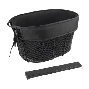 Imagem de rockible Bicicleta Pet Basket Pet Bicycle Carrier Portátil Respirável Dog Bike Basket Pet Travel Bag para Compras Adultos Passeios Diários, para Mountain Bike