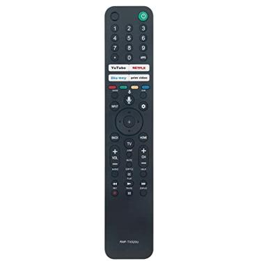 Imagem de Allimity Controle remoto de voz de substituição RMF-TX520U compatível com Sony OLED 4K HD HDR TV KD-32W830K KD-43X80J KD-43X85J KD-50X80J KD-50X85J KD-55X75K KD-55X80CJ KD-55X80J KD-55X80J KD-55X85J