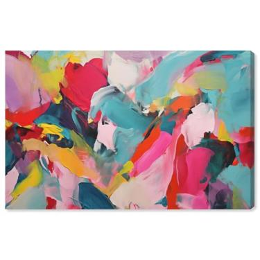 Imagem de Art Remedy Sublime Fusion Layers II Canvas Maximalist Abstract, Gallery Wrapped, 76.2 cm x 50.8 cm