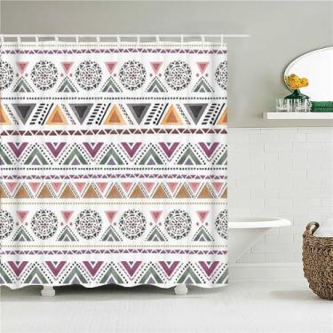 Imagem de Cortinas de chuveiro de tecido de poliéster, decoração para casa, cortina de chuveiro de vários tamanhos, cortinas de banho à prova d'água para banheiro, 2766M, L210xA180cm