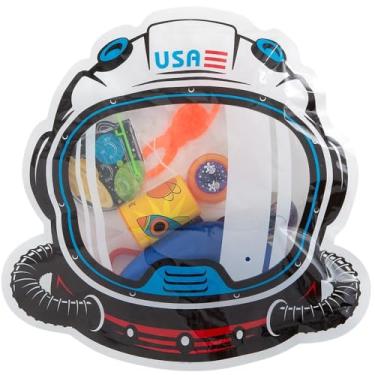 Imagem de Fun Express Emocionantes sacos de presentes cheios de brinquedos espaciais - 23 cm x 22 cm (12 pacotes) - Brinquedos sortidos, perfeitos para festas de aniversário, recompensas em sala de aula e