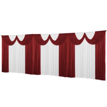 Imagem de Cortina Paris Malha Gel Enfeite Igreja Festas  9 metros - Dennis Confe