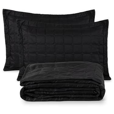 Imagem de Kit Cobre Leito Berlim Com Porta 3 Peças Queen Matelado Com Forro (Preto)