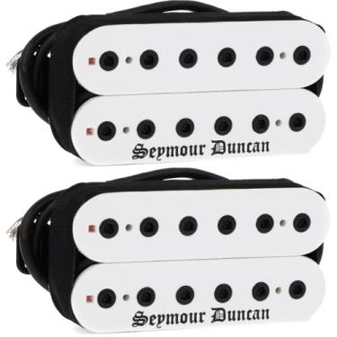 Imagem de Seymour Duncan Conjunto Trembucker de inverno preto preto - branco