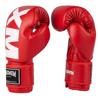 Imagem de Luva de Boxe MXM Maximum Muay Thai Kickboxing - Cores Diversas (Vermelho, 14oz)