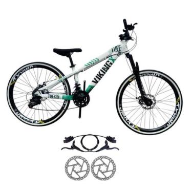 Imagem de Bicicleta Aro 26 Aluminio 21 Velocidade Vikingx Tuff 25 Freio Disco Hi