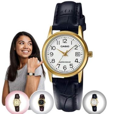 Imagem de Relógio de Pulso Casio Collection Feminino Classico Pequeno Dourado An