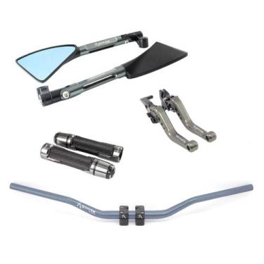 Imagem de Manete Manopla Retrovisor Guidão Trail Xt 660r Xt 225 Dt 200 - Stark R