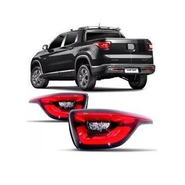 Imagem de Lanterna Traseira Fiat Toro 2015 2016 2017 2018 Bicolor - RTECH, PAR