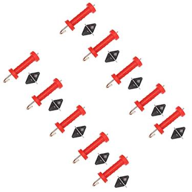 Imagem de Portão Elétrica Portão 10pcs Portão Elétrica Lida Com o Absorção de Abdominais Resistentes a Frio Com 10pcs Isoladores de Calor e Resistência Ensulou a Cerca Manipulada Hankinled Handlegate