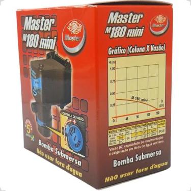 Imagem de Bomba submersa para aquario m180 127v ou 220v - Master, 110V