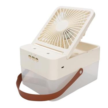 Imagem de Ventilador de Umidificador de Resfriamento Pessoal, Mini Ventilador de Névoa de Ar Condicionado Com Tanque de água de 2.5l, Super Silencioso, Compacto e Mais Leve Refrigerador