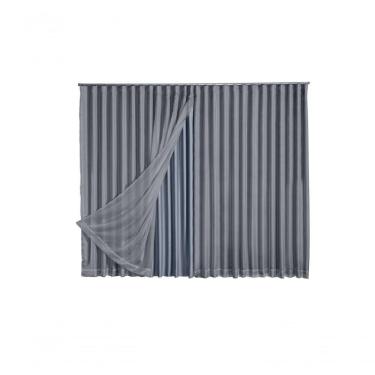 Imagem de Cortina Blackout Com Voil 5,00x2,70 Para Trilho Duplo Palha