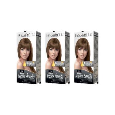 Imagem de Coloraçao Probelle Super Bonita 7.3 Louro Medio Dourado-3Un