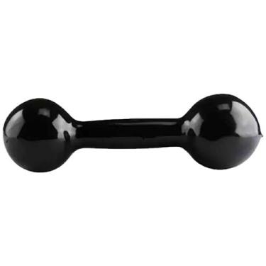 Imagem de Halter Emborrachado Alux 1kg Preto - unidade