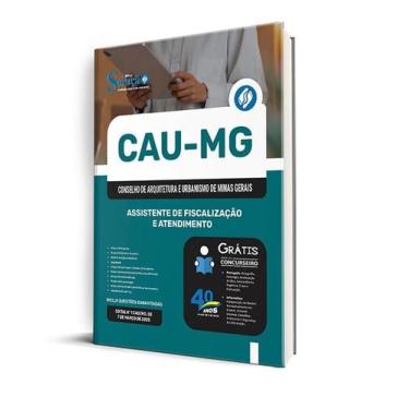 Imagem de Apostila CAU-MG  - Assistente de Fiscalização e Atendimento - Editora 
