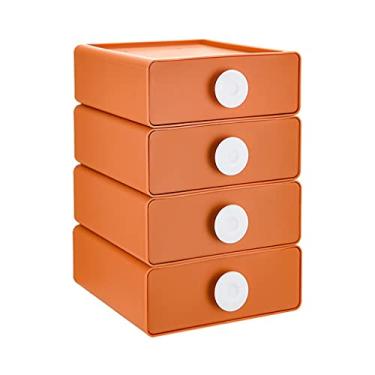 Imagem de 4 peças caixa de armazenamento de gaveta Nderwear organizador caixa calcinha meias divisor caixa de gaveta armazenamento (cor: D, tamanho: 19,520,57,5 cm)