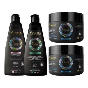 Imagem de Kit Arvensis Ondulados Shampoo + Condicionador + 2 Máscaras