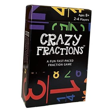 Imagem de Crazy Fractions - Um Jogo Crazy 8s - mas com Frações! Fácil de aprender, divertido de jogar. Seus filhos vão adorar este jogo. Pratique a comparação e