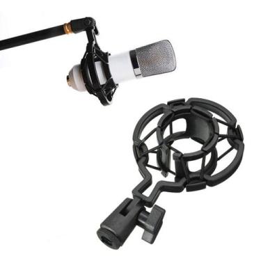 Imagem de Microfone Condensador Profissional com Shock Mount